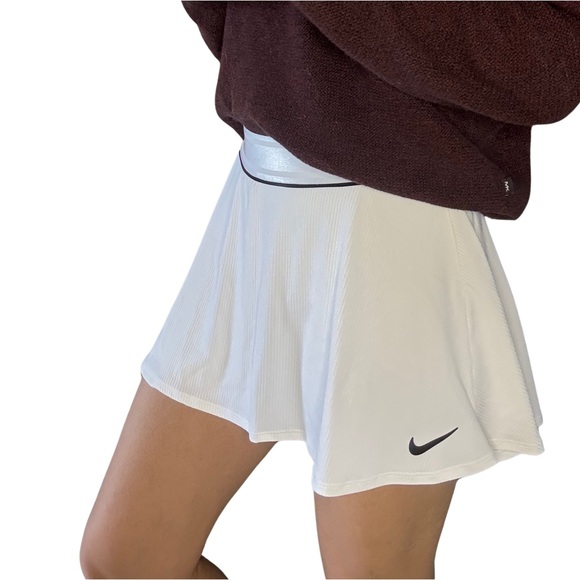 Nike Pants - Nike White Women's Tennis Skirt | Model Off Duty Athleisure
